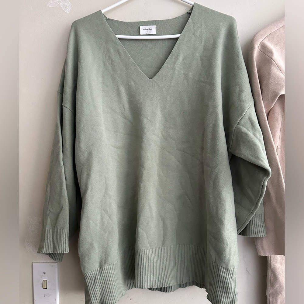 wilfred free souvenir Oversized V-neck sweater - Picture 3 of 5